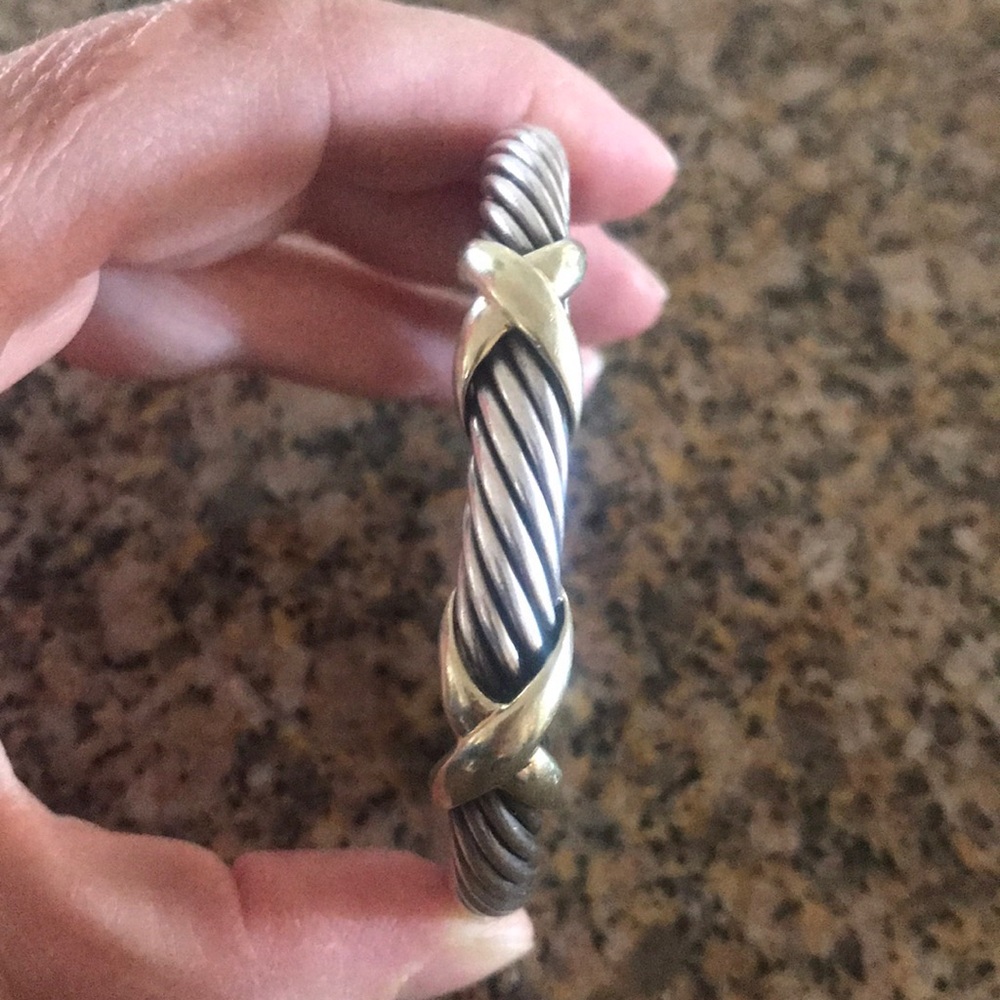 David Yurman double x cuff